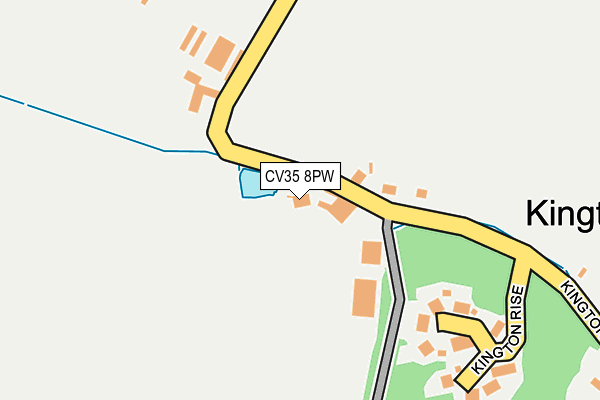 CV35 8PW map - OS OpenMap – Local (Ordnance Survey)