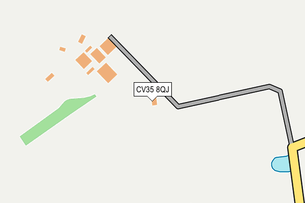 CV35 8QJ map - OS OpenMap – Local (Ordnance Survey)