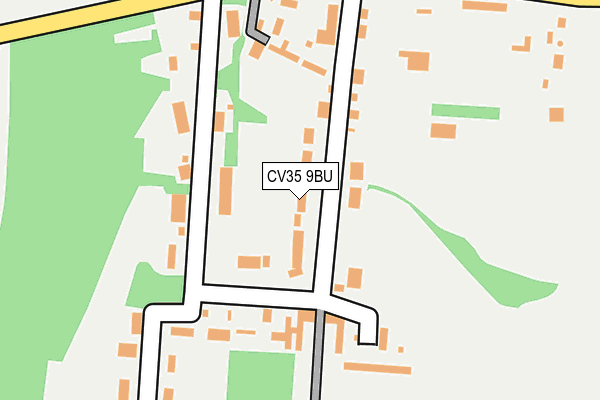 CV35 9BU map - OS OpenMap – Local (Ordnance Survey)
