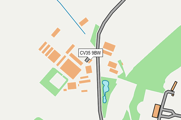 CV35 9BW map - OS OpenMap – Local (Ordnance Survey)