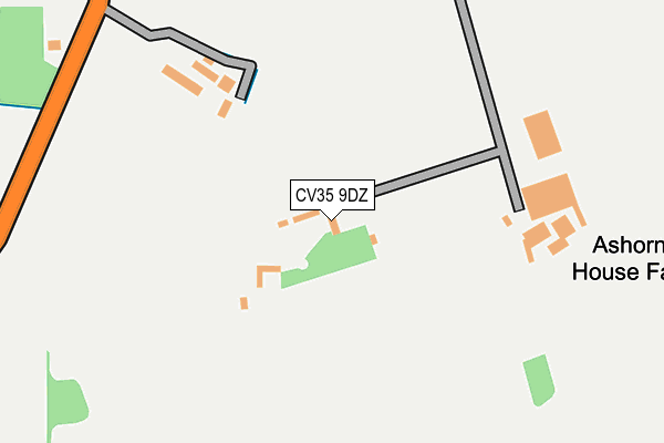 CV35 9DZ map - OS OpenMap – Local (Ordnance Survey)