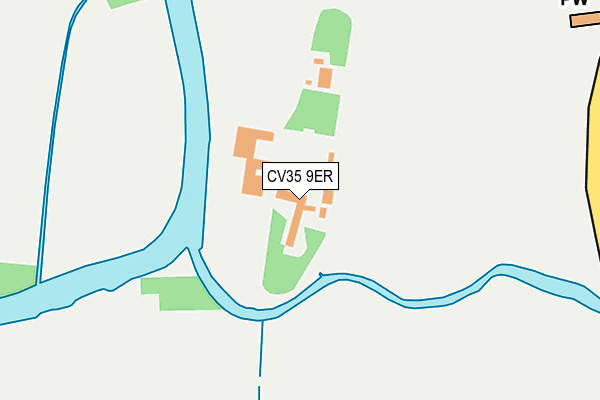 CV35 9ER map - OS OpenMap – Local (Ordnance Survey)