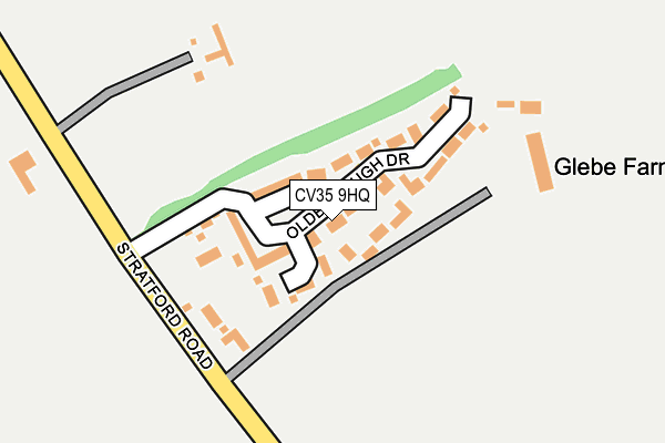 CV35 9HQ map - OS OpenMap – Local (Ordnance Survey)