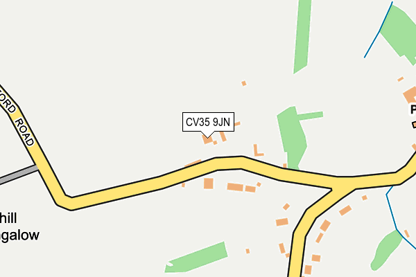 CV35 9JN map - OS OpenMap – Local (Ordnance Survey)