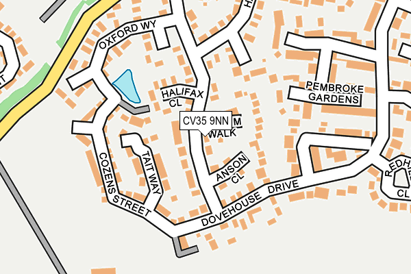 CV35 9NN map - OS OpenMap – Local (Ordnance Survey)