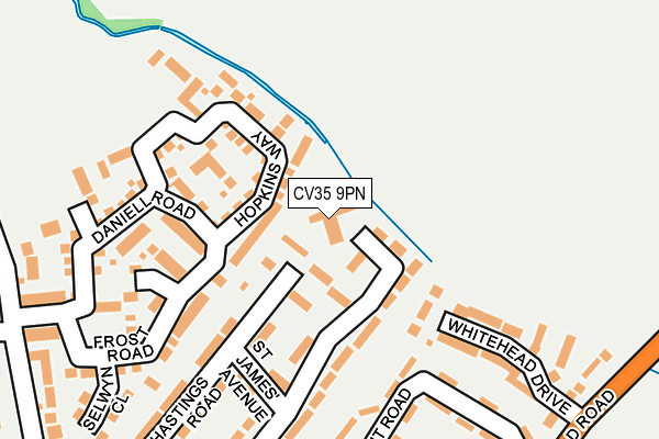 CV35 9PN map - OS OpenMap – Local (Ordnance Survey)