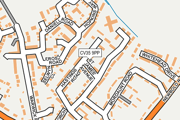 CV35 9PP map - OS OpenMap – Local (Ordnance Survey)