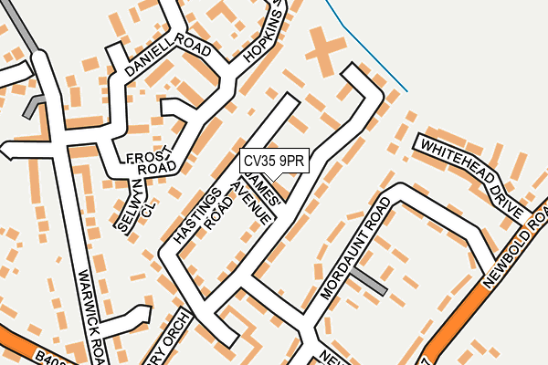 CV35 9PR map - OS OpenMap – Local (Ordnance Survey)