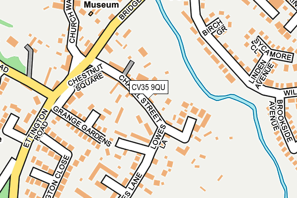 CV35 9QU map - OS OpenMap – Local (Ordnance Survey)