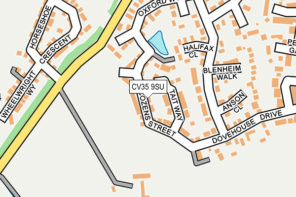 CV35 9SU map - OS OpenMap – Local (Ordnance Survey)