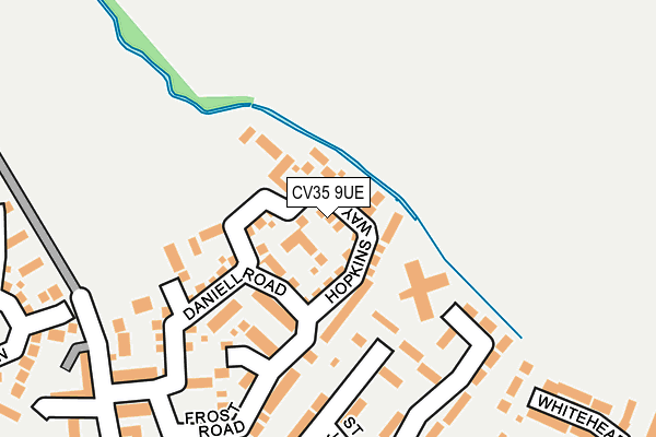 CV35 9UE map - OS OpenMap – Local (Ordnance Survey)