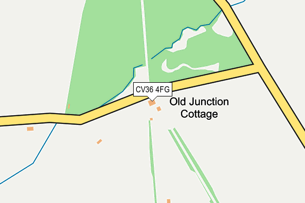 CV36 4FG map - OS OpenMap – Local (Ordnance Survey)