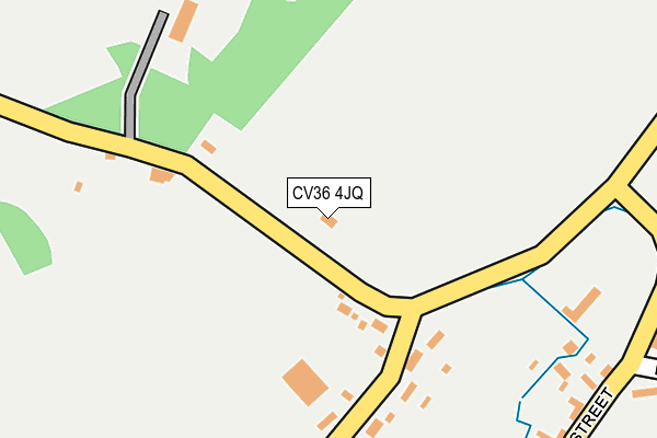 CV36 4JQ map - OS OpenMap – Local (Ordnance Survey)