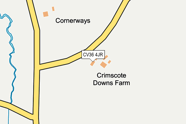 CV36 4JR map - OS OpenMap – Local (Ordnance Survey)