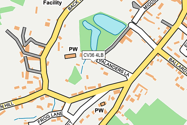 CV36 4LB map - OS OpenMap – Local (Ordnance Survey)