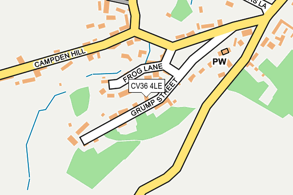 CV36 4LE map - OS OpenMap – Local (Ordnance Survey)