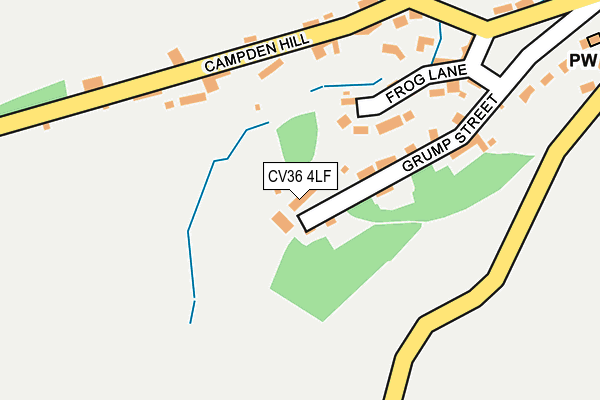 CV36 4LF map - OS OpenMap – Local (Ordnance Survey)
