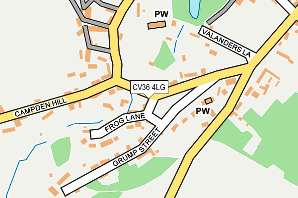 CV36 4LG map - OS OpenMap – Local (Ordnance Survey)
