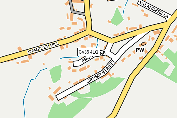 CV36 4LQ map - OS OpenMap – Local (Ordnance Survey)