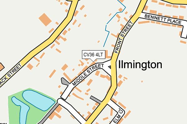 CV36 4LT map - OS OpenMap – Local (Ordnance Survey)