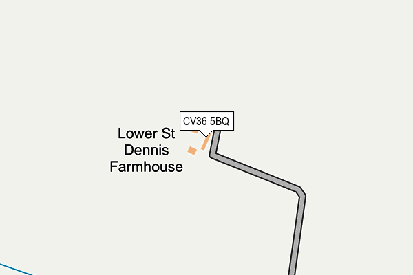 CV36 5BQ map - OS OpenMap – Local (Ordnance Survey)