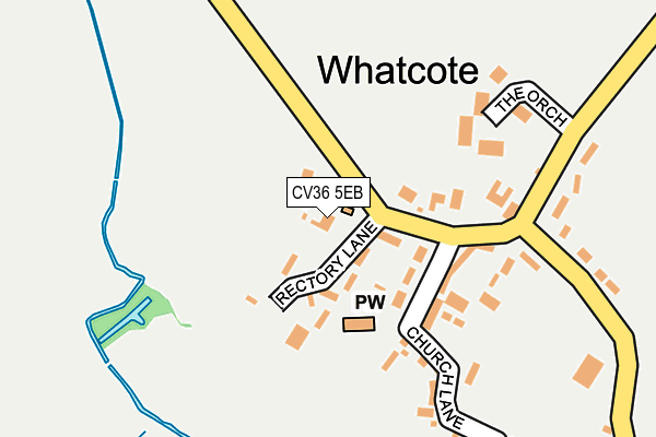 CV36 5EB map - OS OpenMap – Local (Ordnance Survey)