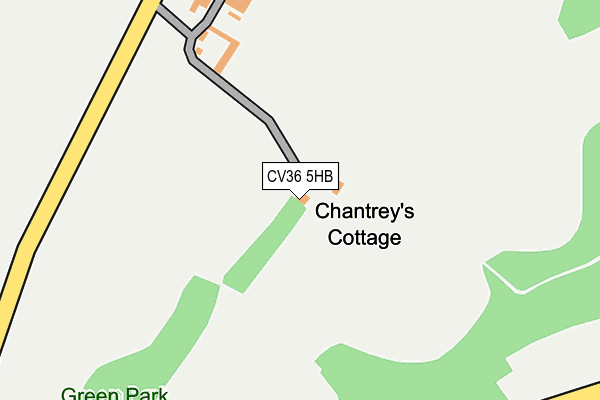 CV36 5HB map - OS OpenMap – Local (Ordnance Survey)