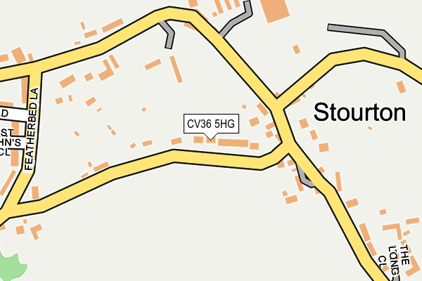 CV36 5HG map - OS OpenMap – Local (Ordnance Survey)