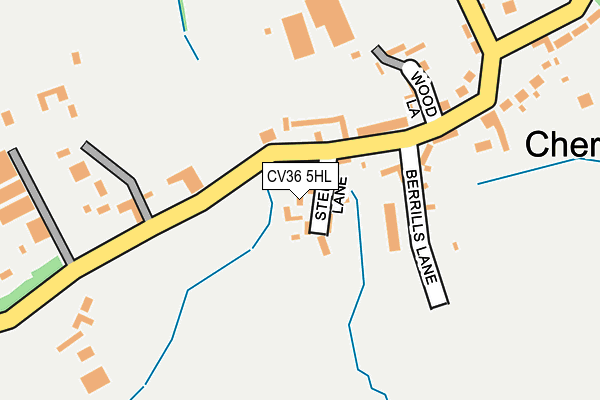 CV36 5HL map - OS OpenMap – Local (Ordnance Survey)