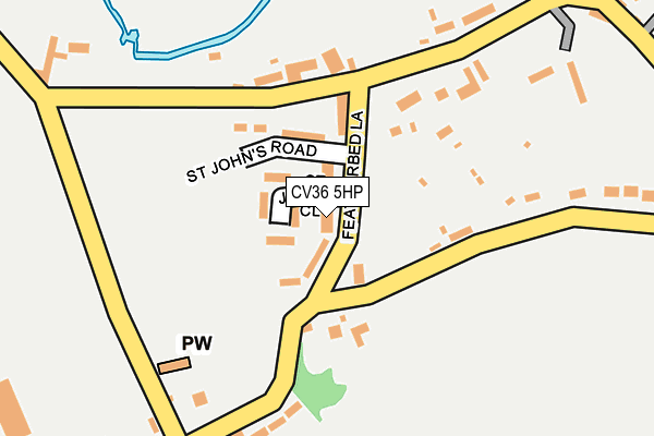 CV36 5HP map - OS OpenMap – Local (Ordnance Survey)