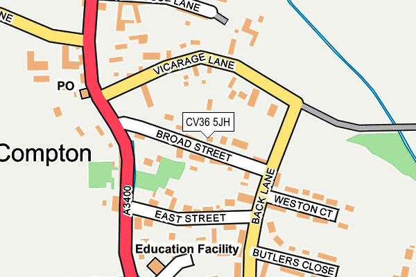 Map of BROSNAN PROPERTY MANAGEMENT LTD at local scale