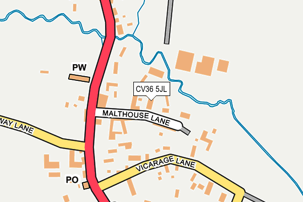 Map of PRIMORIS SPORTING LIMITED at local scale