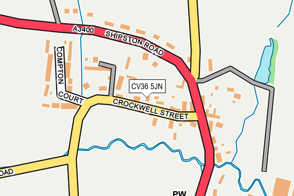 Map of EVL STAYS LTD at local scale