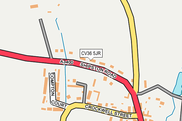 CV36 5JR map - OS OpenMap – Local (Ordnance Survey)