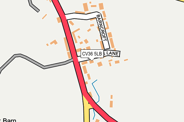 CV36 5LB map - OS OpenMap – Local (Ordnance Survey)