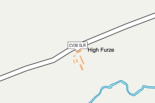 CV36 5LR map - OS OpenMap – Local (Ordnance Survey)