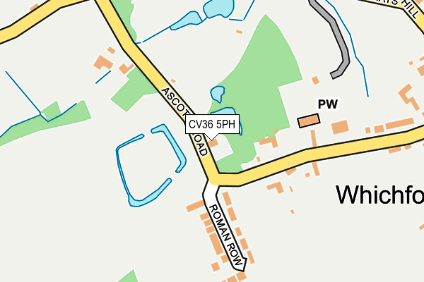 CV36 5PH map - OS OpenMap – Local (Ordnance Survey)