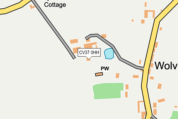 CV37 0HH map - OS OpenMap – Local (Ordnance Survey)