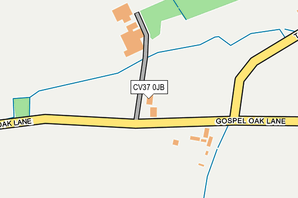 CV37 0JB map - OS OpenMap – Local (Ordnance Survey)
