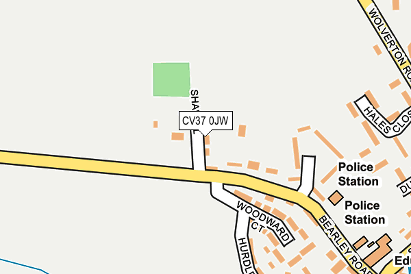 CV37 0JW map - OS OpenMap – Local (Ordnance Survey)