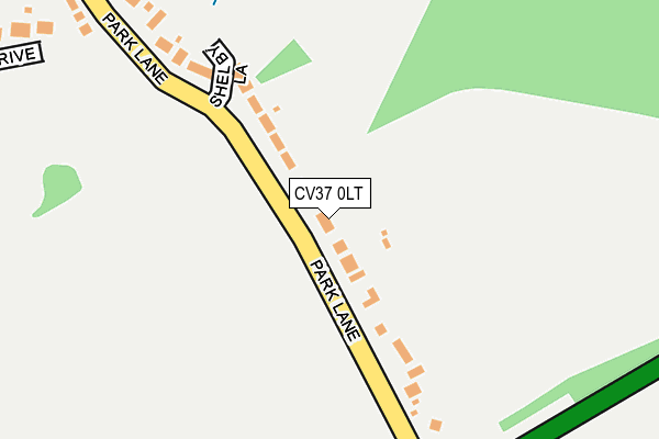CV37 0LT map - OS OpenMap – Local (Ordnance Survey)