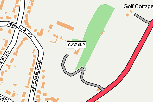 CV37 0NP map - OS OpenMap – Local (Ordnance Survey)