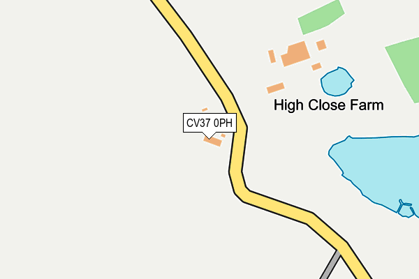 CV37 0PH map - OS OpenMap – Local (Ordnance Survey)