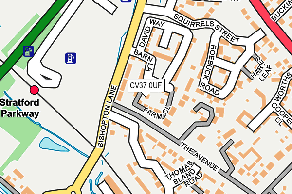 CV37 0UF map - OS OpenMap – Local (Ordnance Survey)