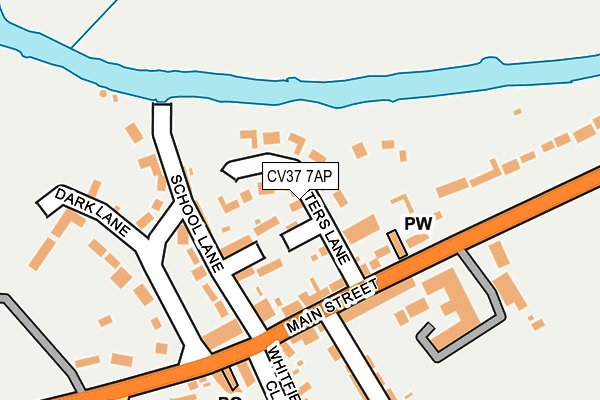 CV37 7AP map - OS OpenMap – Local (Ordnance Survey)