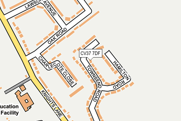 CV37 7DF map - OS OpenMap – Local (Ordnance Survey)