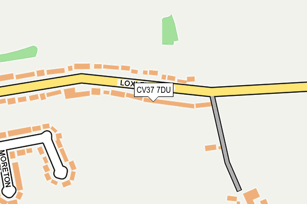 CV37 7DU map - OS OpenMap – Local (Ordnance Survey)