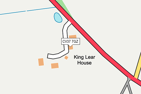 CV37 7GZ map - OS OpenMap – Local (Ordnance Survey)