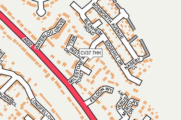 CV37 7HH map - OS OpenMap – Local (Ordnance Survey)