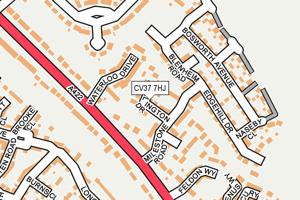 CV37 7HJ map - OS OpenMap – Local (Ordnance Survey)